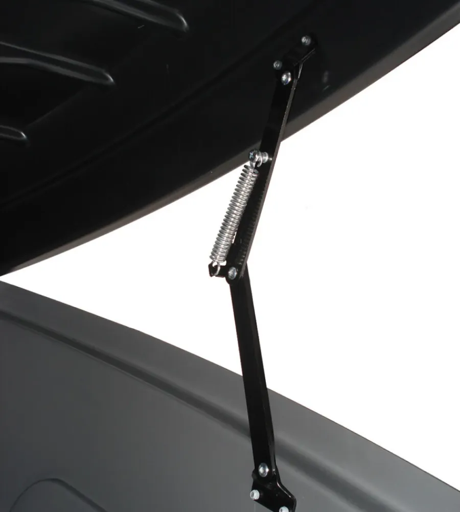 Portaggio-Nordrive Box tetto per auto 330 litri in abs grigio goffrato - n60000