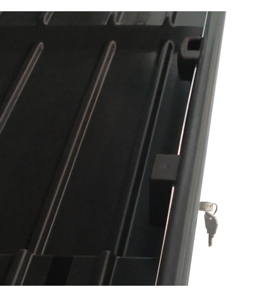 Portaggio-Nordrive Box tetto per auto 330 litri in abs grigio goffrato - n60000
