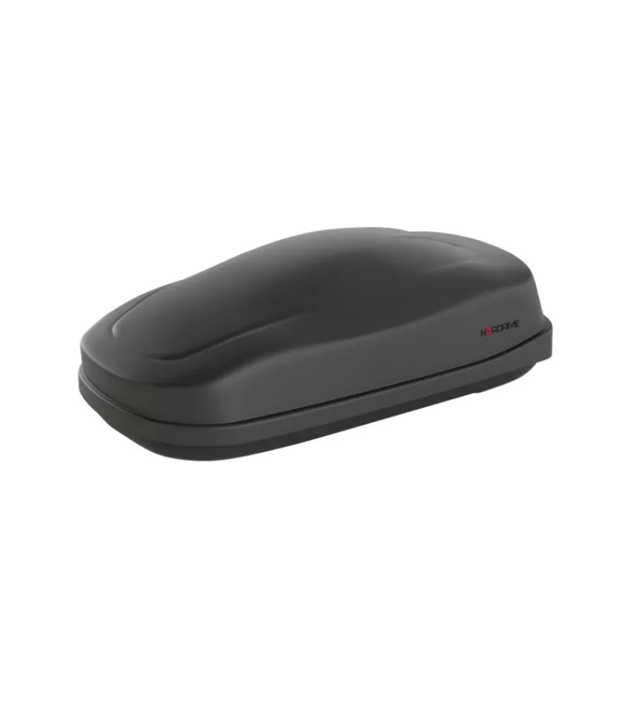 Nordrive Portaggio|Box tetto per auto 480 litri in abs nero goffrato - n60045