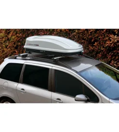 Nordrive Portaggio|Box tetto per auto 330 litri in abs argento lucido - n60001