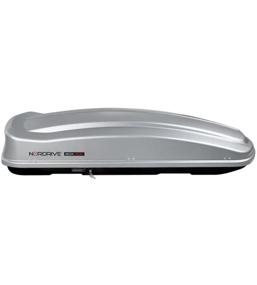 Online Box tetto per auto 530 litri in abs grigio goffrato - n60020 Portaggio