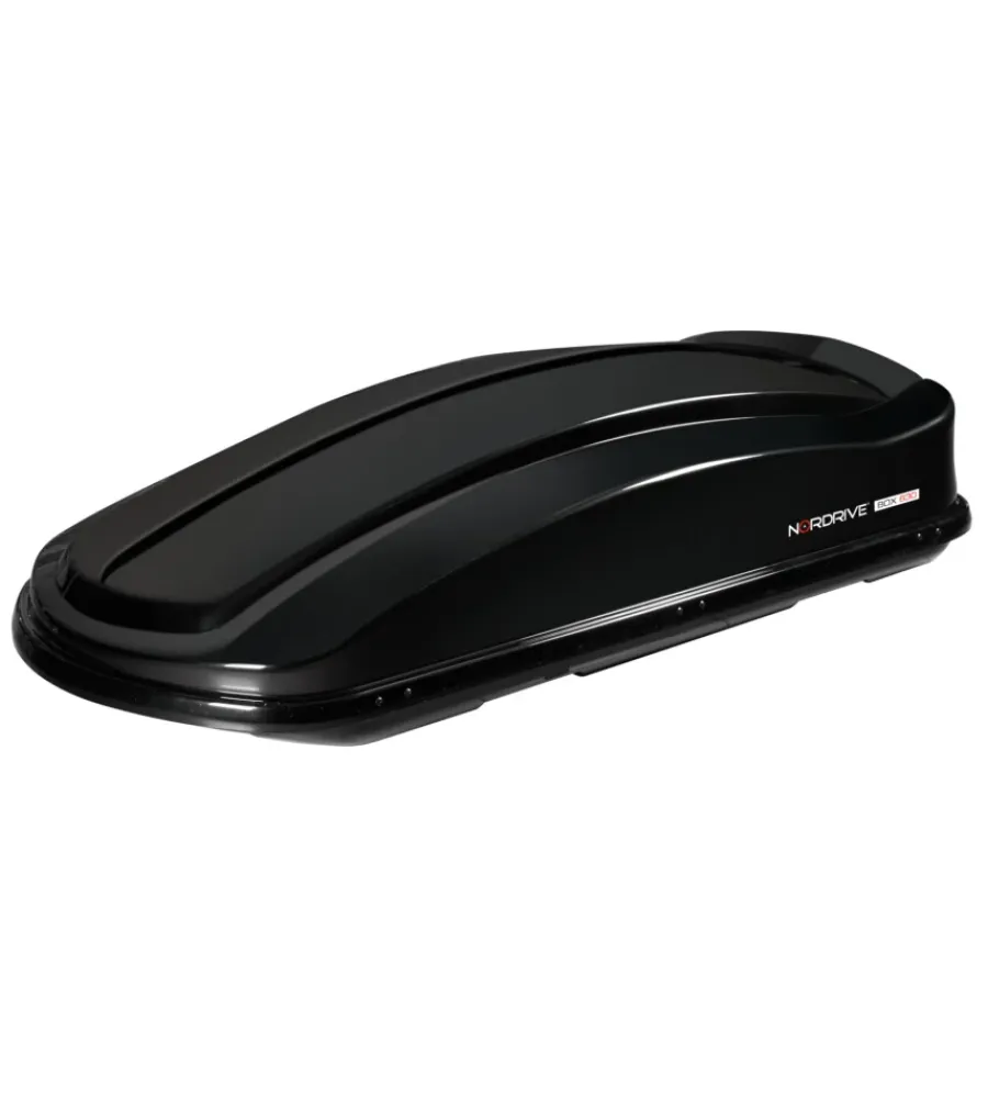 Nordrive Portaggio|Box tetto per auto 630 litri in abs nero lucido - n60027