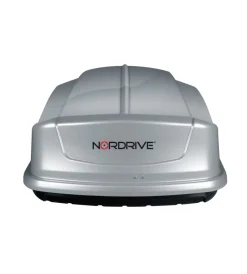 Nordrive Portaggio|Box tetto per auto 630 litri in abs argento lucido - n60026