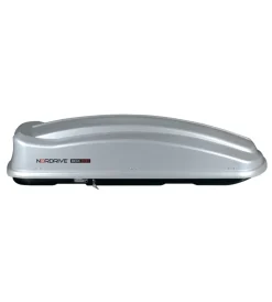 Nordrive Portaggio|Box tetto per auto 630 litri in abs argento lucido - n60026