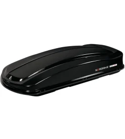 Portaggio-Nordrive Box tetto per auto 530 litri in abs con doppia apertura nero lucido - n60025