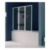 Docce E Accessori|Box vasca con 3 ante pieghevoli in crilex - 46 x 135.