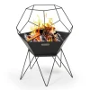 Barbecook Barbecue|Braciere per legna "jura" in acciaio nero, diametro 42,5 cm