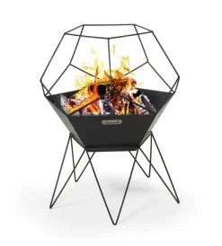 Barbecook Barbecue|Braciere per legna "jura" in acciaio nero, diametro 42,5 cm