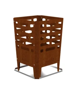 Barbecook Barbecue|Braciere per legna "jill" in acciaio corten, 38x38 cm