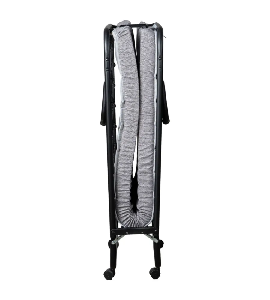 Clearance Brandina singola pieghevole somnus con rete a maglia e materasso 80x190 cm Letti E Comodini