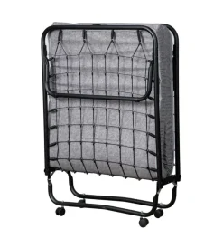 Clearance Brandina singola pieghevole somnus con rete a maglia e materasso 80x190 cm Letti E Comodini