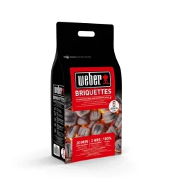 Barbecue-Weber Bricchetti di carbone per barbecue 4 kg