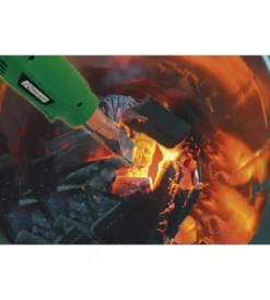 Ribimex Attrezzatura Giardinaggio|Bruciatore diserbatore elettrico 2000 w  600 °c per erbacce - .