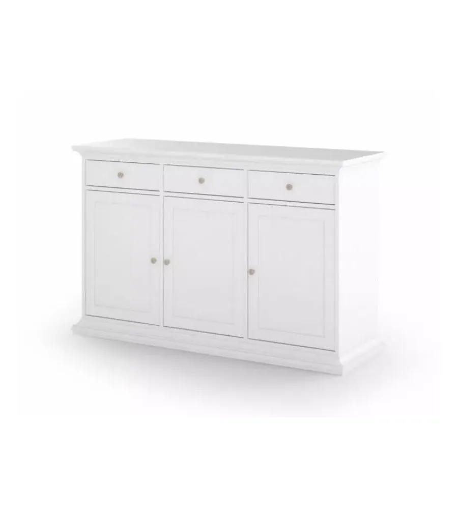 Credenze E Buffet- Buffet "paris" con 3 cassetti e 3 ante, 143,7x91,7x46,1 cm