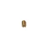 Bussole con taglio per giravite in ottone lucido m6 - 4 pz. Ferramenta Per Mobili E Infissi