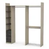 Clearance Cabina armadio angolare "swing" grigio e quercia, 199x43x218 cm Armadi