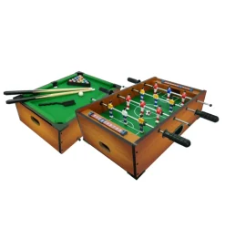 Sale Calcetto e biliardo da tavolo per bambini 2 in 1, 51x31x15 cm Giochi E Casette Bimbo