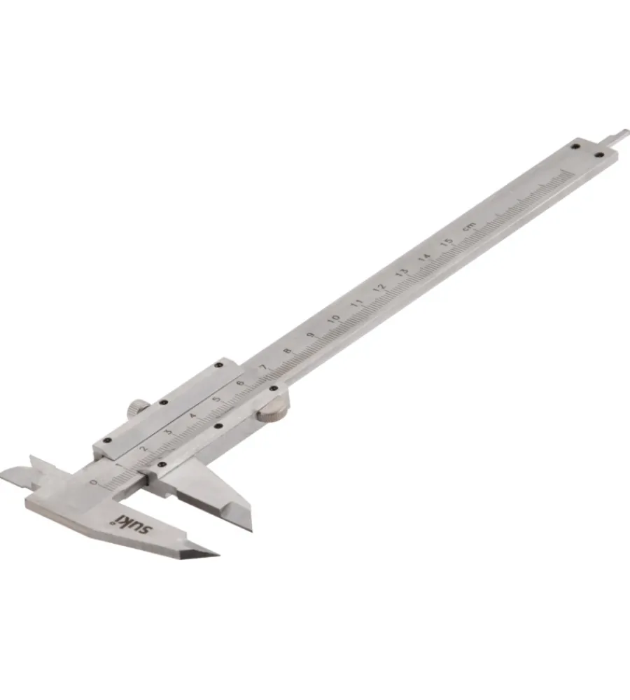 Outlet Calibro a corsoio in acciaio "vernier", 0-150 mm Utensili Edili