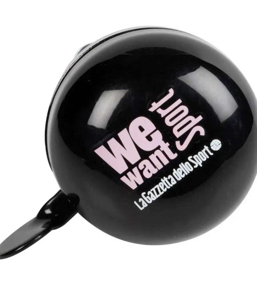 Bici|Campanello per bicicletta gazzetta dello sport nero, diametro 60 mm