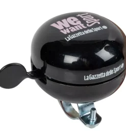 Bici|Campanello per bicicletta gazzetta dello sport nero, diametro 60 mm
