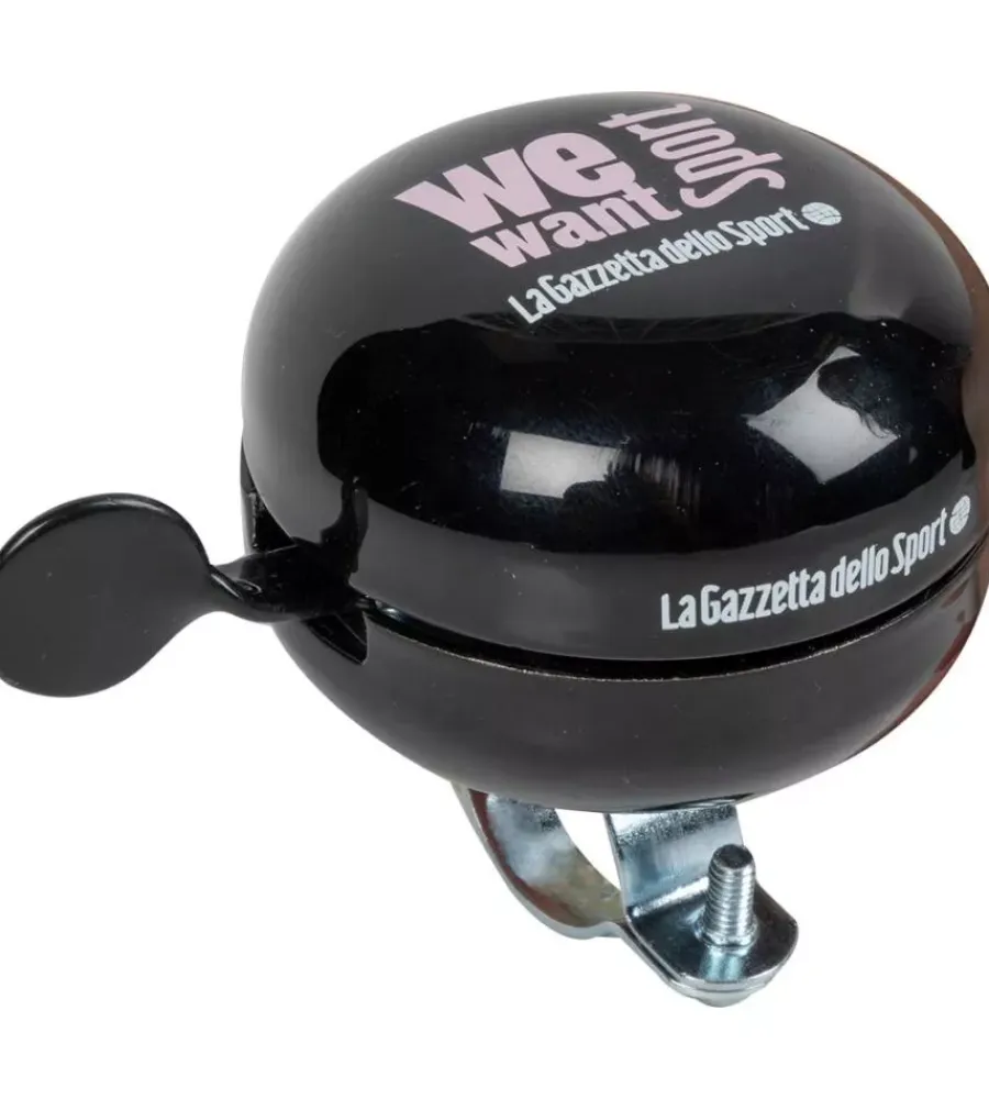 Bici|Campanello per bicicletta gazzetta dello sport nero, diametro 60 mm