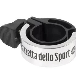 Bici- Campanello per bicicletta gazzetta dello sport silver, diametro 22,2 cm