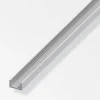 Alfer aluminium Ferramenta Per Mobili E Infissi|Canale u alluminio arg  10x13,5x1,5   1 metro.