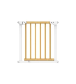 Cancelletti|Cancelletto bimbi armonia "wood" bianco in metallo e legno 75x76h cm