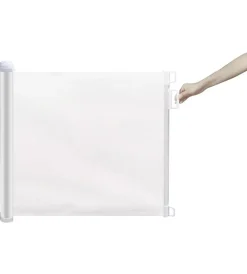 Cancelletti- Cancelletto di sicurezza armonia "bimbi luxe" riavvolgibile bianco 130x89h cm