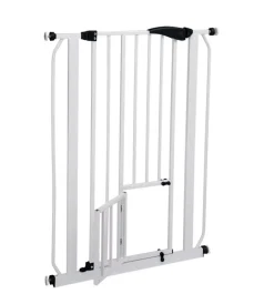 Ferplast Recinzione X Animali|Cancello divisorio in metallo per cani e gatti "pet gate", 73x105 cm -