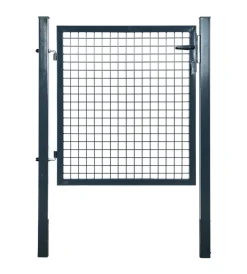 Reti, Recizioni E Cancelli Per Giardino|Cancello elettrosaldato grigio 100x100 cm