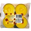 Decorazione Ambienti|Candela alla citronella "corfu maxi tealights" 4 candele