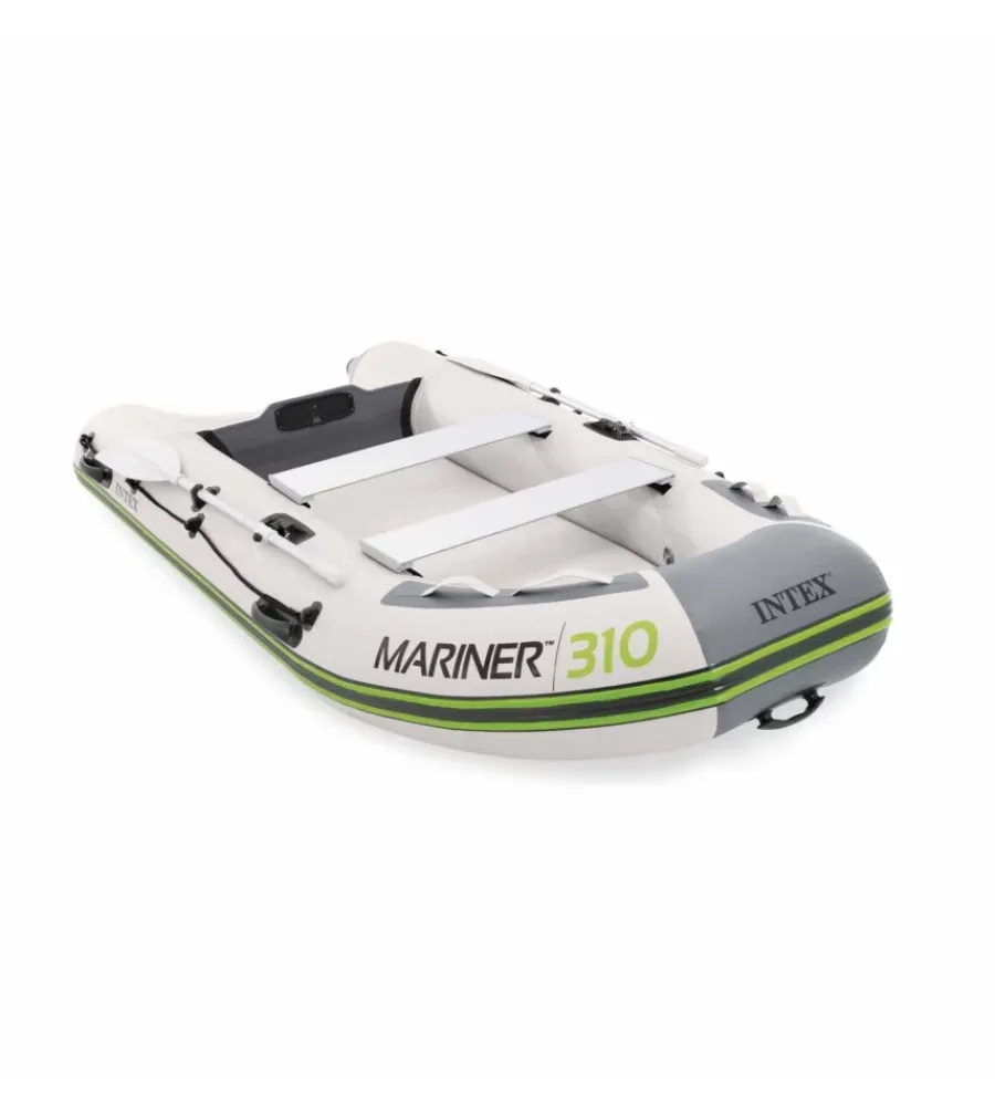 Giochi E Casette Bimbo-Intex Canotto gommone gonfiabile "mariner 310" 4 posti 310x155x41 cm - cod. 68396np