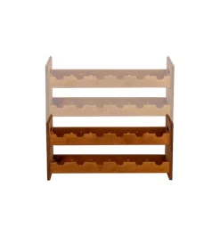 Cantinette Portabottiglie|Cantinetta vino in betulla impilabile, 64x30x26 cm