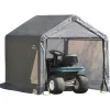 Best Capanno in acciaio con copertura telo triplo strato in polietilene 180 x 180 cm Casette Da Giardino