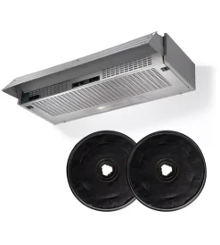 Cucina- Cappa aspirante faber "152 lg a60" sottopensile grigia da 60 cm 225 m³/h con 2 filtri carbone.