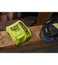 Batterie E Caricatori Per Macchine Giardinaggio-Ryobi Caricabatterie singolo rapido 