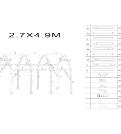 EuroGarden Coperture Per Esterno E Accessori|Carport auto in acciaio e tessuto 
