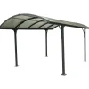 Hot Carport auto in alluminio e policarbonato "car 3048 alrp t" 1 posto 4,85x3,01x2,50 mt Coperture Per Esterno E Accessori