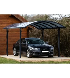 Hot Carport auto in alluminio e policarbonato 
