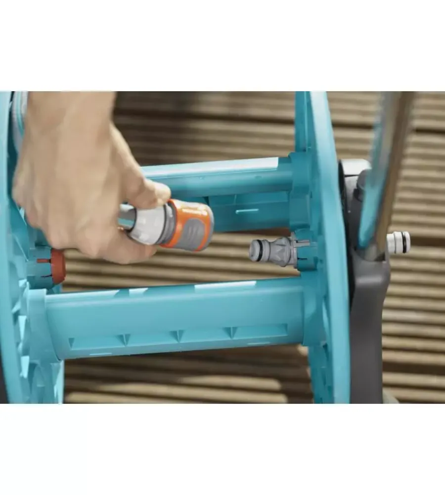 Gardena Irrigazione|Carrello avvolgitubo manuale "cleverroll s" in plastica, 36x44x48/75 cm