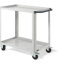 Clearance Carrello da officina fami "clever small" con due ripiani in lamiera grigio 90,8x51,5x81,9 cm Officina E Garage
