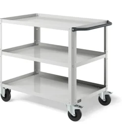 Online Carrello da officina fami "clever large" con tre ripiani in acciaio grigio 102,8x61,5x84,6 cm Officina E Garage