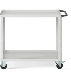 Hot Carrello da officina fami "clever large" con due ripiani in lamiera grigio 102,8x61,5x81,9 cm Officina E Garage