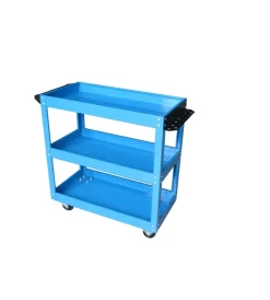 Easy System Officina E Garage|Carrello porta attrezzi 3 ripiani blu 70,5x35,3x66,8 cm