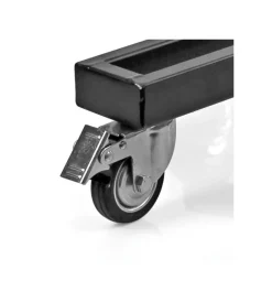 Garage E Manutenzione-Lampa Carrello porta cerchi e pneumatici con supporto ad asta, portata massima 100 kg - 15957
