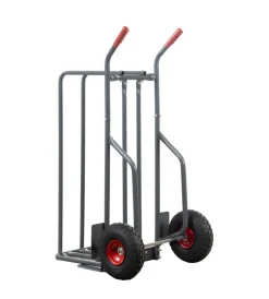 Sale Carrello porta legna con ruote gonfiabili e capacità 250 kg Attrezzatura Giardinaggio