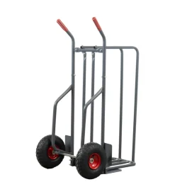 Sale Carrello porta legna con ruote gonfiabili e capacità 250 kg Attrezzatura Giardinaggio