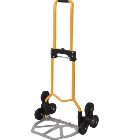Attrezzatura Giardinaggio|Carrello saliscale pieghevole essenza in acciaio portata 70 kg 50,5x42x100 cm