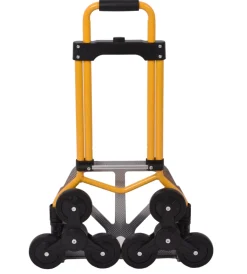 Attrezzatura Giardinaggio|Carrello saliscale pieghevole essenza in acciaio portata 70 kg 50,5x42x100 cm